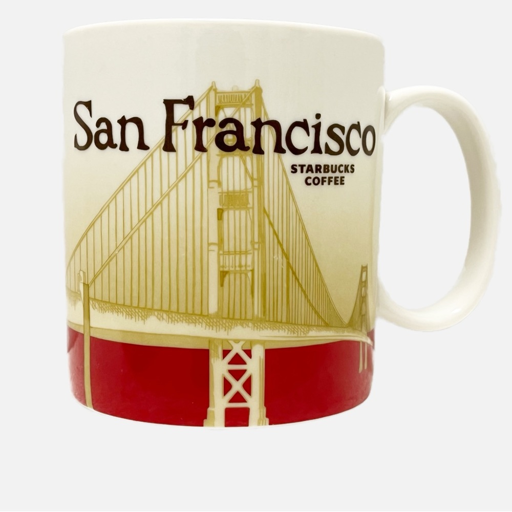 Starbucks 2009 San Francisco Golden Gate Bridge Coffee Mug